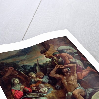 The Adoration of the Shepherds by Lorenzo Garbieri