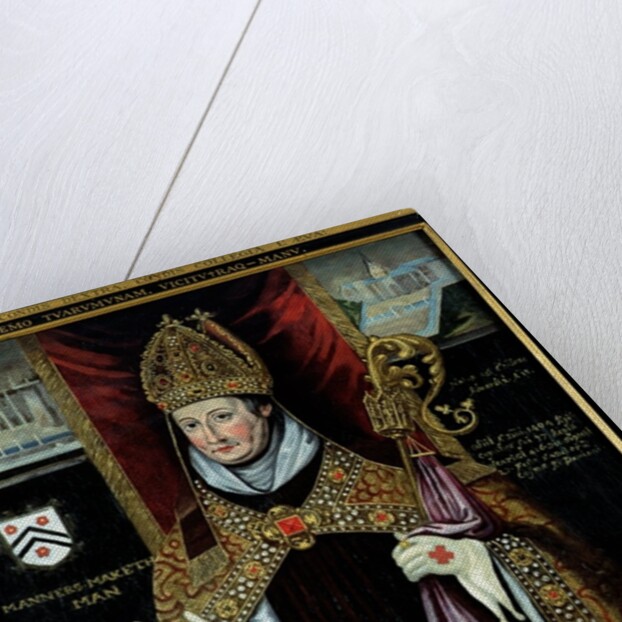 Portrait of William of Wykeham by School English