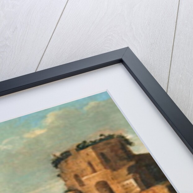 Port Scene by Christian Georg (circle of) Schutz