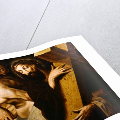 Christ and the Two Thieves by Michiel I (circle of) Coxie or Coxcie