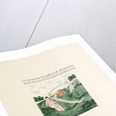 Ms. New Coll 380, f15r. The antiquities of the Cathedral Church of Saint Mary, Carlisle, drawn by Robert Carlile, 1795 by Robert Carlile