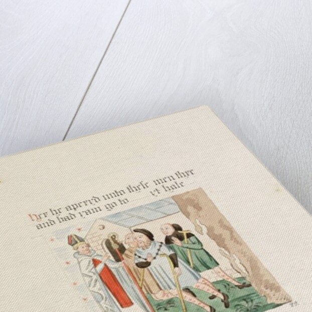 Ms. New Coll 380, f31r. The antiquities of the Cathedral Church of Saint Mary, Carlisle, drawn by Robert Carlile, 1795 by Robert Carlile