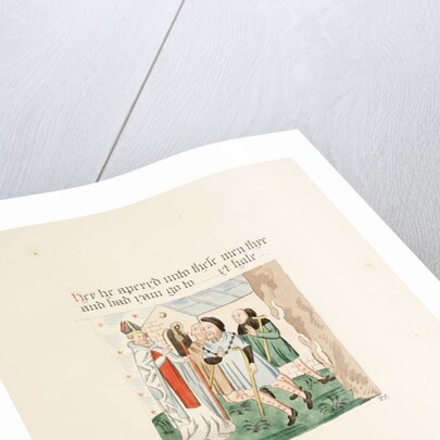 Ms. New Coll 380, f31r. The antiquities of the Cathedral Church of Saint Mary, Carlisle, drawn by Robert Carlile, 1795 by Robert Carlile