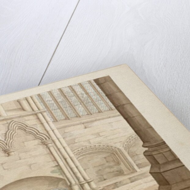 Ms. New Coll 380, f8r. The antiquities of the Cathedral Church of Saint Mary, Carlisle, drawn by Robert Carlile, 1795 by Robert Carlile