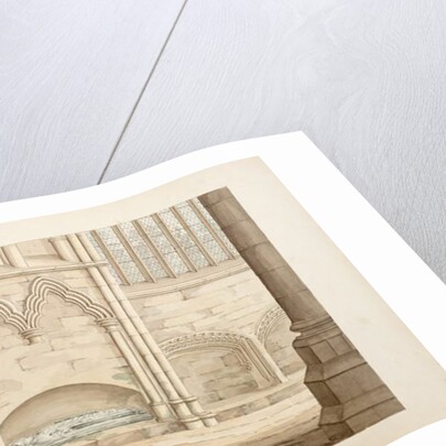 Ms. New Coll 380, f8r. The antiquities of the Cathedral Church of Saint Mary, Carlisle, drawn by Robert Carlile, 1795 by Robert Carlile