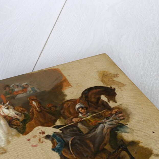 Race of the Riderless Horses, c.1820 by Emile Jean Horace Vernet