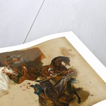 Race of the Riderless Horses, c.1820 by Emile Jean Horace Vernet