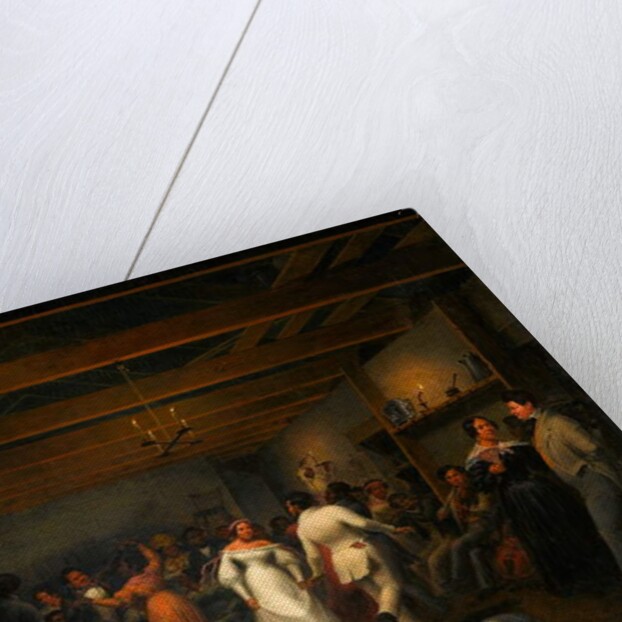 Kitchen Ball at White Sulphur Springs, Virginia, 1838 by Christian Friedrich Mayr