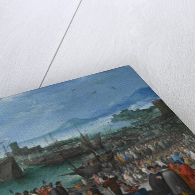 Harbor Scene with St. Paul's Departure from Caesarea, 1596 by Jan the Elder Brueghel