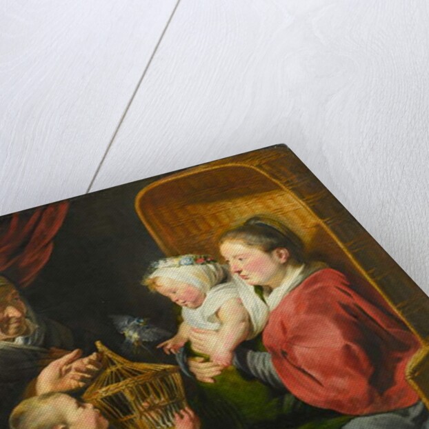 The Virgin and Child with St. John and His Parents, c.1617-1618 by Jacob Jordaens