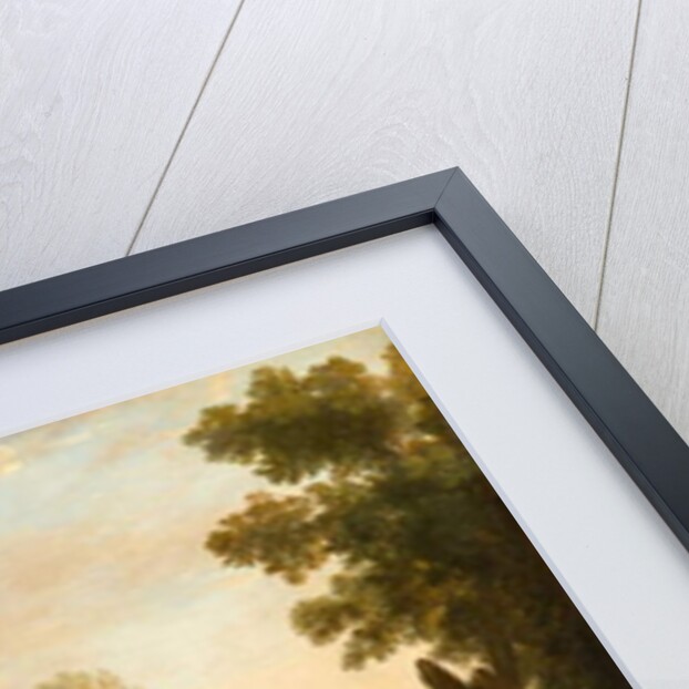 Landscape with Peasants Returning with Their Herds, c.1637 by Claude Lorrain (1600-82)