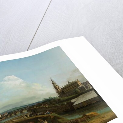 View of Dresden with the Hofkirche at Right, 1748 by Bernardo Bellotto