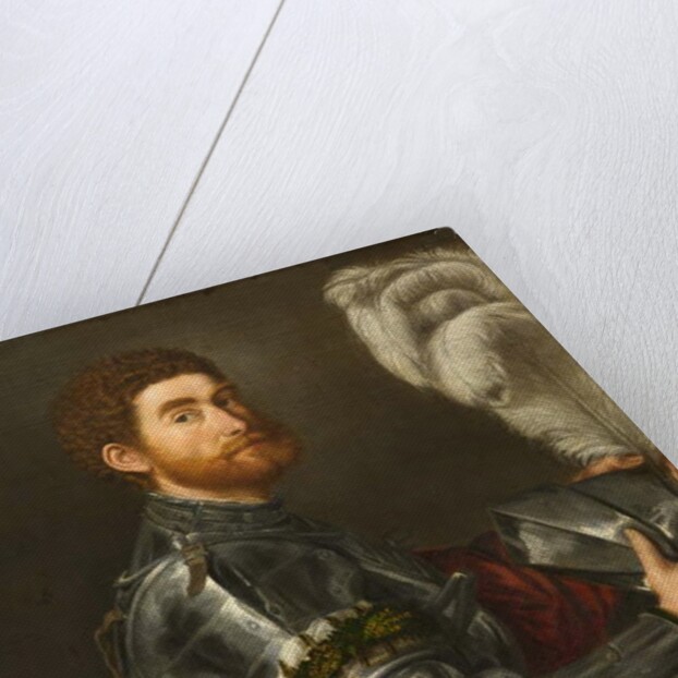 Portrait of a Man in Armour, c.1535-1540 by Paris Bordone
