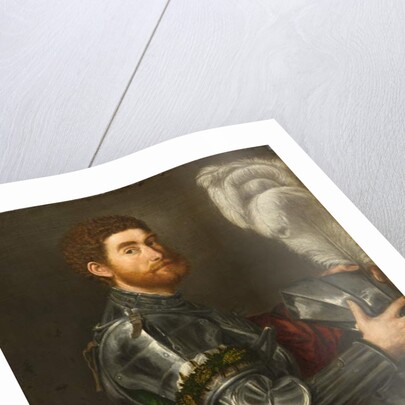 Portrait of a Man in Armour, c.1535-1540 by Paris Bordone