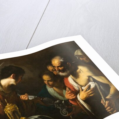 St. Lawrence Distributing the Treasures of the Church, c.1625 by Bernardo Strozzi