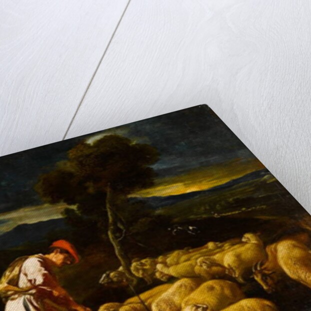 Jacob Watering Laban's Sheep before Peeled Branches, c.1612-1622 by Pedro Orrente