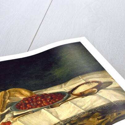 Still Life with Strawberries and Chocolate, c.1775-1790 by Juan Bautista Romero