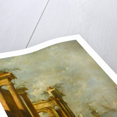 Roman Ruins Near the Lagoon, c.1765-1775 by Francesco Guardi