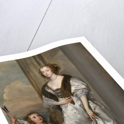Lady Mary Villiers, Later Duchess of Richmond and Lennox, with Charles Hamilton, Lord Arran, c.1637 by Anthony van Dyck