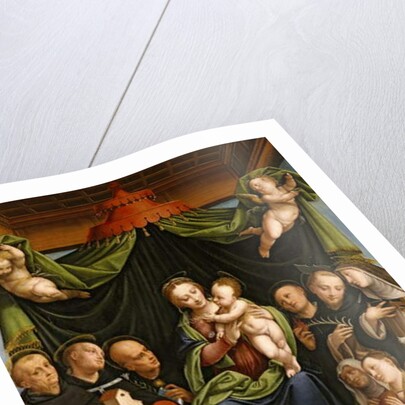 Madonna and Child Enthroned with Saints and Donors, 1552 by Bernardino Lanino