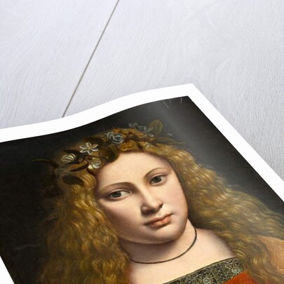 Portrait of a Young Girl Crowned with Flowers, c.1490 by Giovanni Antonio Boltraffio
