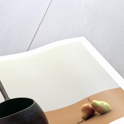 Pan & Two pears 2005 by Norman Hollands