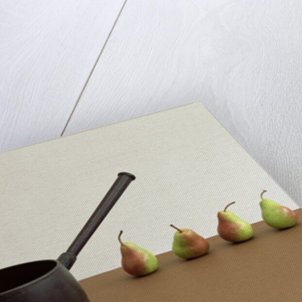 Pan & Four pears 2005 by Norman Hollands