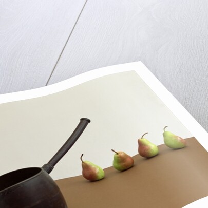 Pan & Four pears 2005 by Norman Hollands