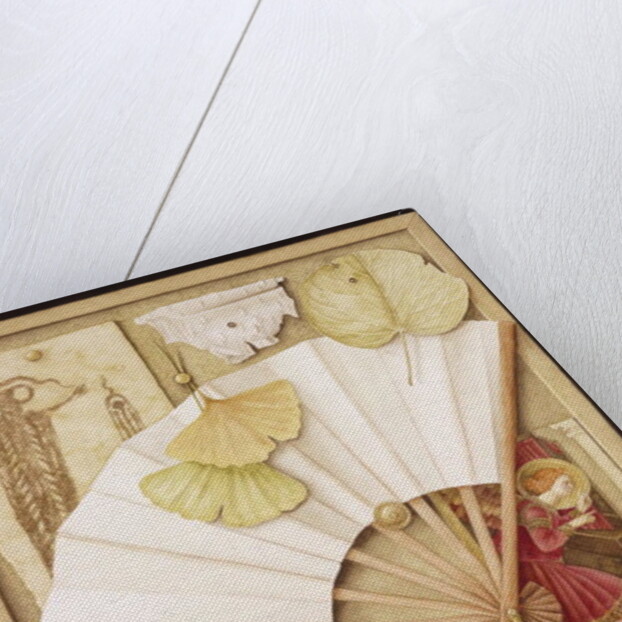 Trompe L'Oeil with Fan, 2005 by Jenny Barron