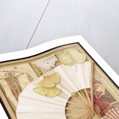 Trompe L'Oeil with Fan, 2005 by Jenny Barron