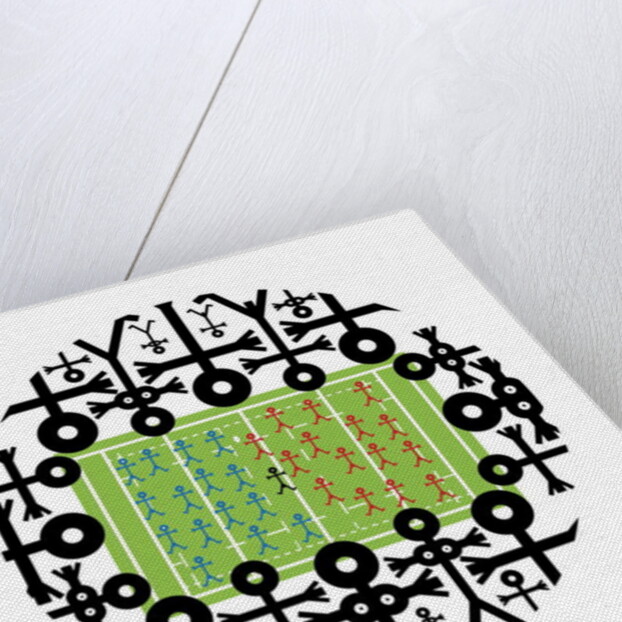 Crowd Icon Rugby, 2006 by Thisisnotme Thisisnotme