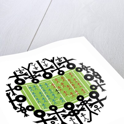 Crowd Icon Rugby, 2006 by Thisisnotme Thisisnotme