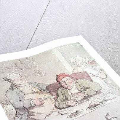 Gluttony by Thomas Rowlandson