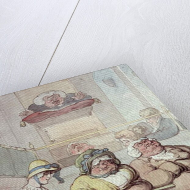 A Sleepy Congregation by Thomas Rowlandson