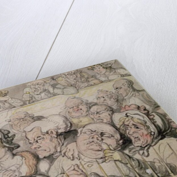 At the Theatre, In the Pit by Thomas Rowlandson