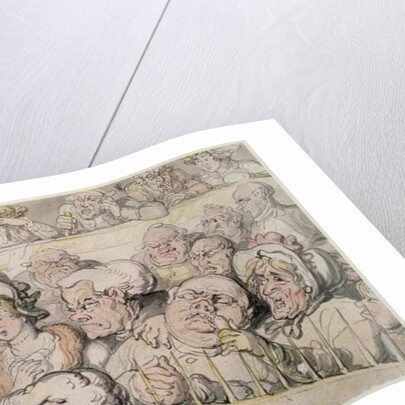 At the Theatre, In the Pit by Thomas Rowlandson
