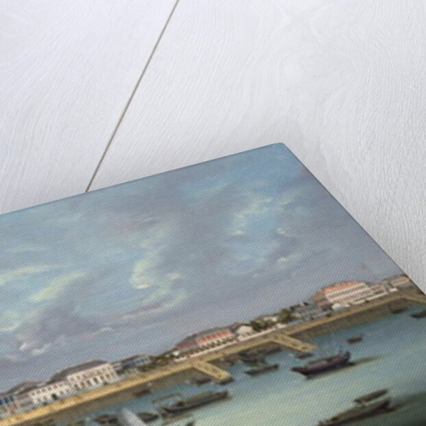 View of the Bund at Shanghai, c.1855 by School Chinese