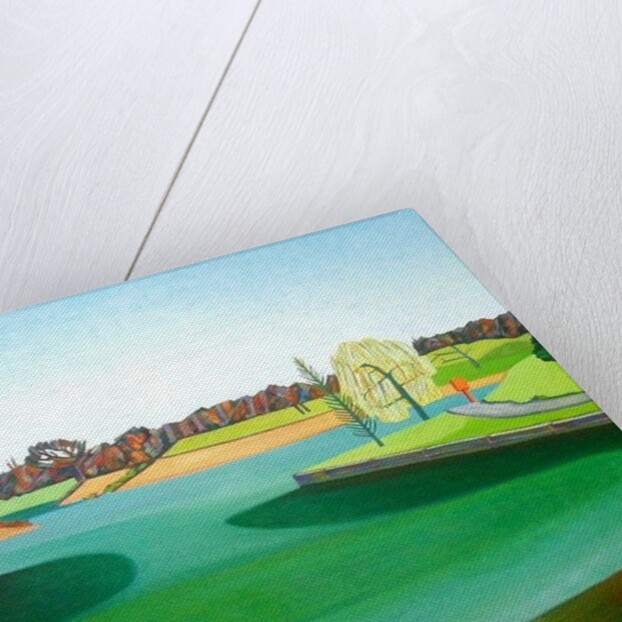 Winter Pond by Noel Paine