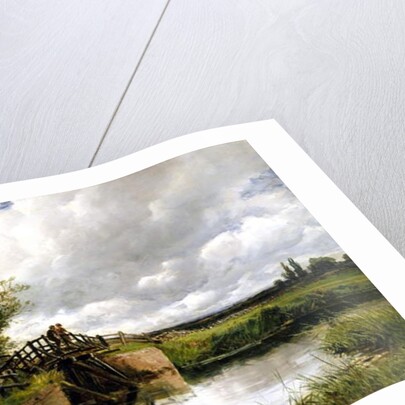 Black Bridge on the Ouse, 1891 by Edmund Morison Wimperis