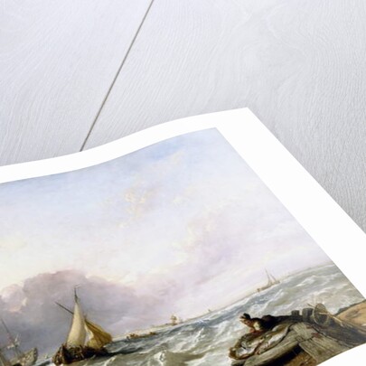 Shipping Off the Dutch Coast, c.1830 by William Clarkson Stanfield