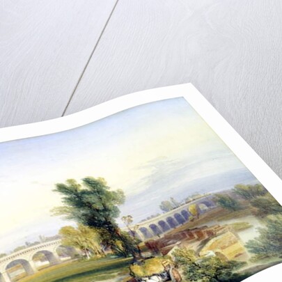 Dutch River Bridge, Hull and Doncaster Branch, North Eastern Railway, 1847 by John Cooke Bourne