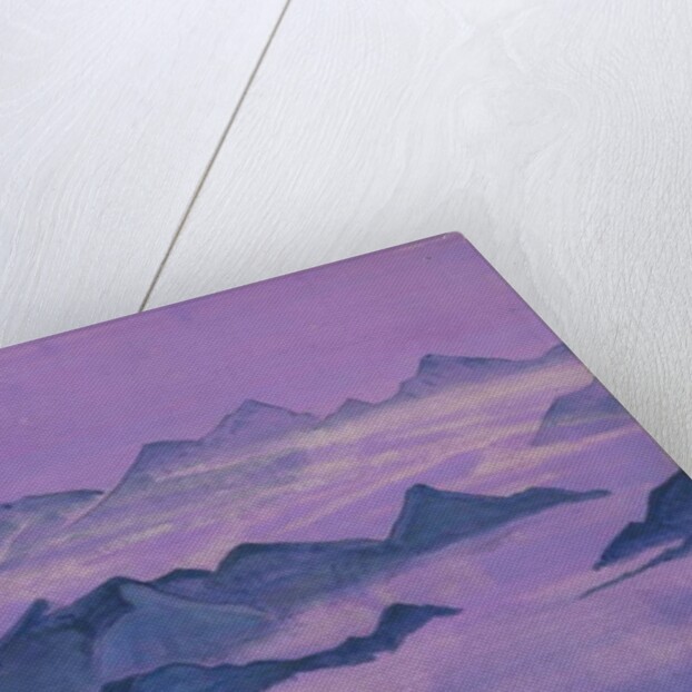 Himalayas. Album leaf, 1934 by Nicholas Roerich