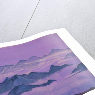 Himalayas. Album leaf, 1934 by Nicholas Roerich