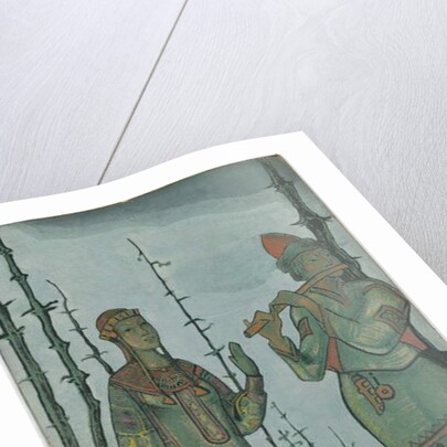 Snegurochka and Lel, costume design for Rimsky-Korsakov's opera 'Snegurochka', 1921 by Nicholas Roerich