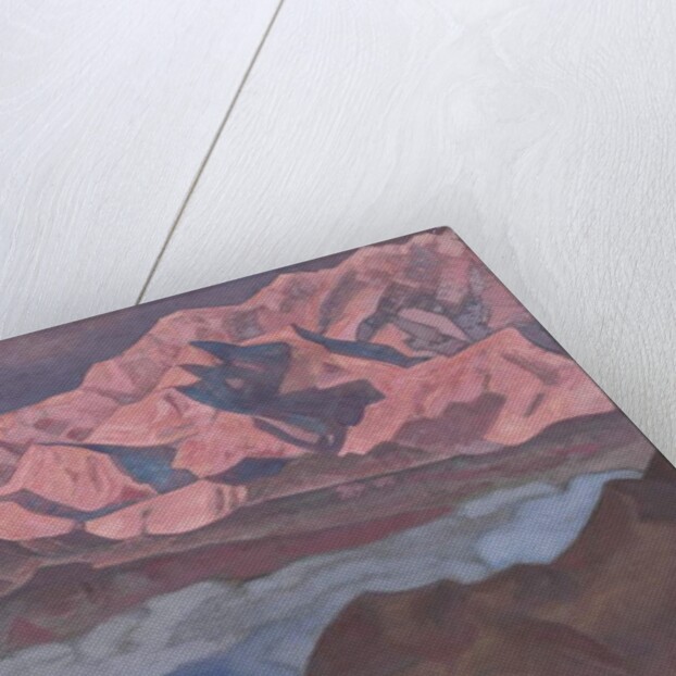 He Who Hastens, 'His Country' series, 1924 by Nicholas Roerich