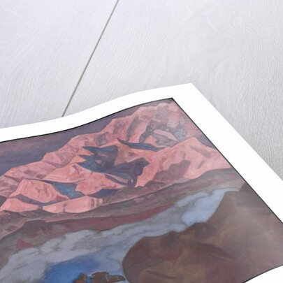 He Who Hastens, 'His Country' series, 1924 by Nicholas Roerich