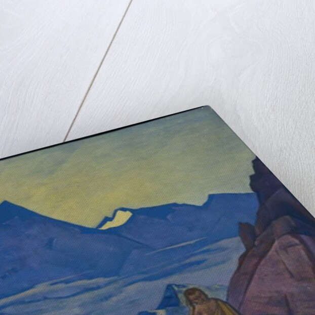 Milarepa, the One Who Harkened, 'Banners of the East' series, 1925 by Nicholas Roerich
