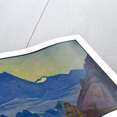 Milarepa, the One Who Harkened, 'Banners of the East' series, 1925 by Nicholas Roerich