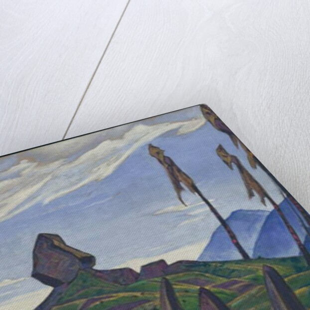 Backdrop for Stravinsky's ballet, 'Le Sacre du Printemps', 1930 by Nicholas Roerich