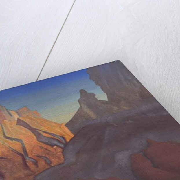 Tibetan Stronghold, 1932 by Nicholas Roerich